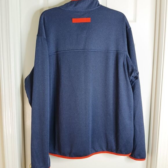 Mens Deluth Trading Blue & Red Pullover Henley w/ Pocket Size XL - Picture 5 of 5